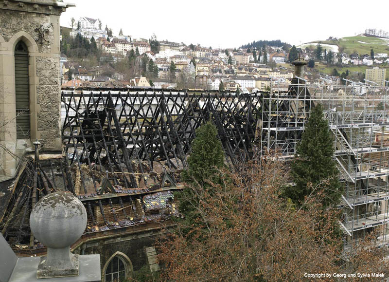 Brand der St.Leonhard-Kirche  54